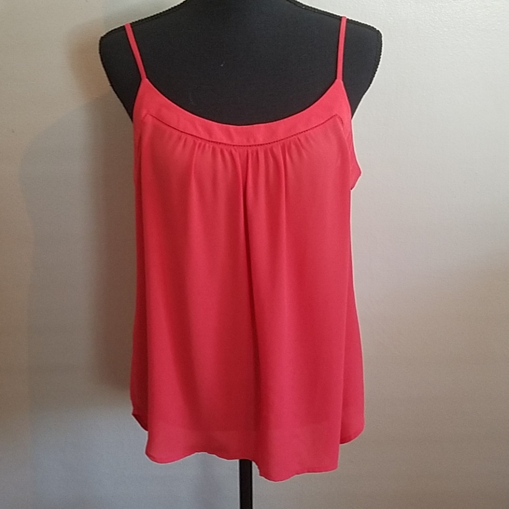 Ann Taylor Loft Coral Blouse